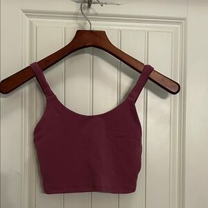 ALO S Yoga Mauve Pink bra Top
